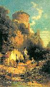 Carl Spitzweg Das Auge des Gesetzes oil on canvas